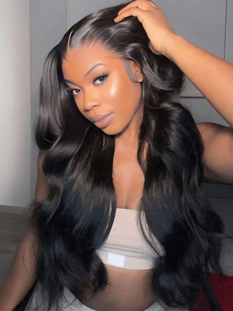 UNice 13x4 HD Real Scalp™ Wig Pull And Go Drawstring Loose Wave with Face Framing Curtain Bangs