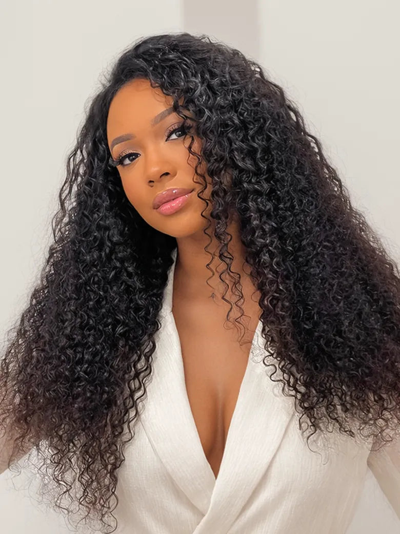 [BOGO Free | For All Length] Unice 150% Density Hair Stylist Approved No Skill Needed Beginner Friendly V Part Curly Wigs For Women