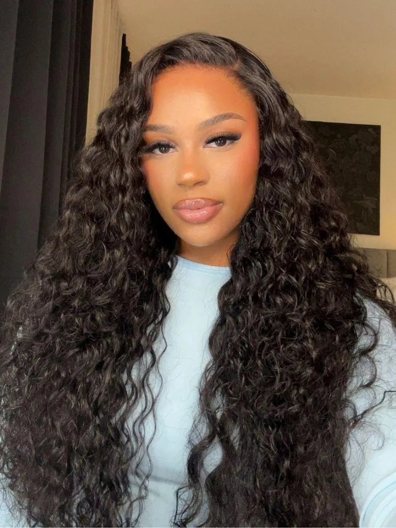 UNice Water Wave Bye-Bye Slip™ Lace Front Secure Glueless Human Hair Wig with Baby Hair