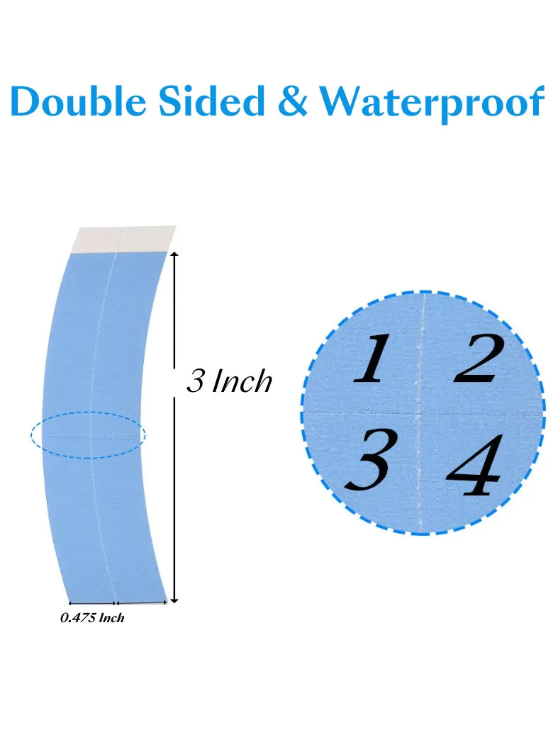 UNice Invisible Peelable Water Proof Tape For Lace Wigs/Toupee/Hair Extension