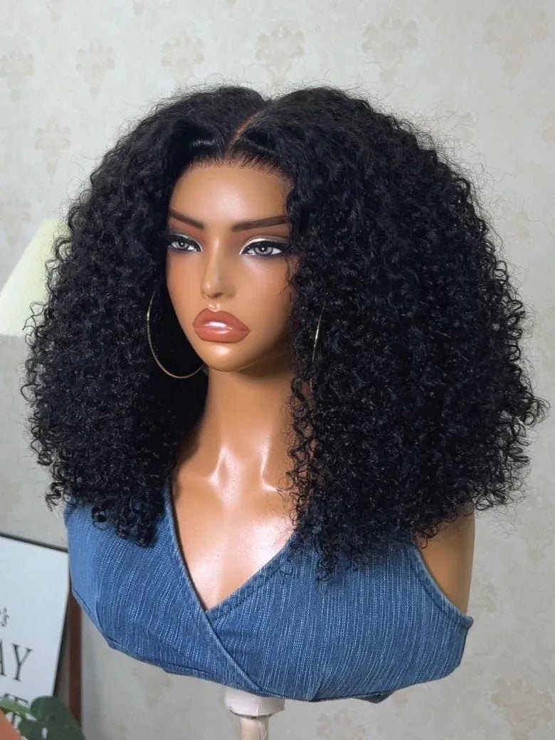 UNice Defined Kinky Curly Wig Bye-Bye Slip™ 7×5 Lace Closure Glueless Blend-Ready Natural Curl Flawless Natural Finish