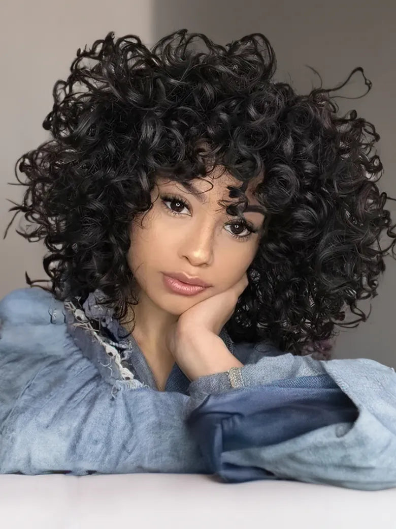 UNice Funmi Curly Tight & Neat Human 1 Bundle Virgin Hair Natural Color