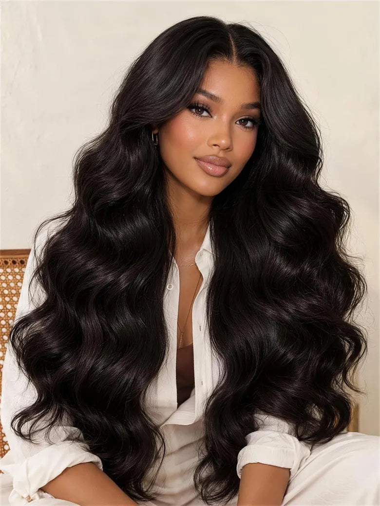 UNice Polished Body Wave Human Hair Wig with Full Ends and Soft Movement for Work-to-Night Confidence