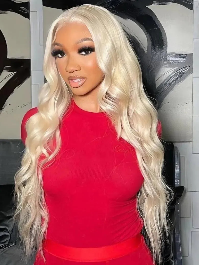 UNice 3Pcs 613 Blonde Human Hair Weft Body Wave Bundles