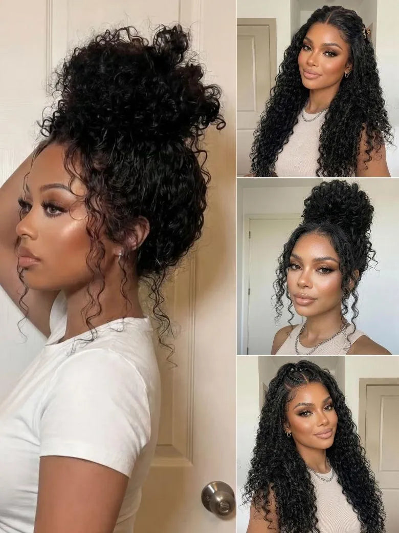 UNice Water Wave Bye-Bye Slip™ Lace Front Secure Glueless Human Hair Wig with Baby Hair