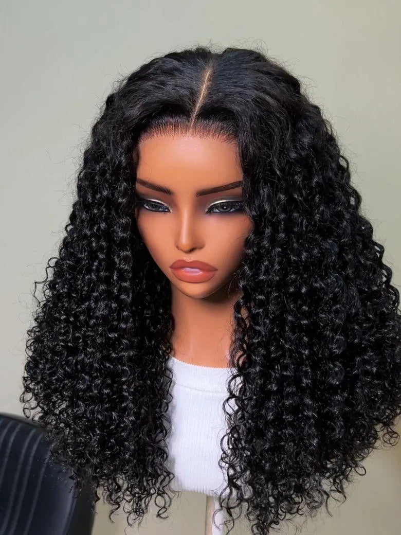 UNice 3B Defined Curly Wig Bye-Bye Slip™ 13×4 Lace Front Glueless Blend-Ready Soft Springy Curls for Natural Hair Match
