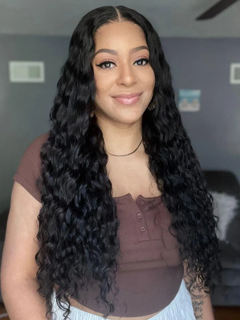 UNice 4Pcs Natural Wave Remy Human Hair Weaves