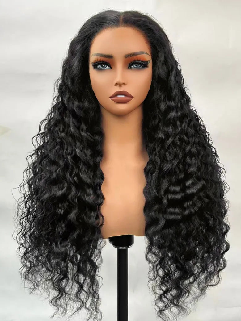 UNice 13x4 Bye Bye Slip™ Lace Frontal Soft Water Wave Glueless Wig with Fluffy Loose Curly Ends