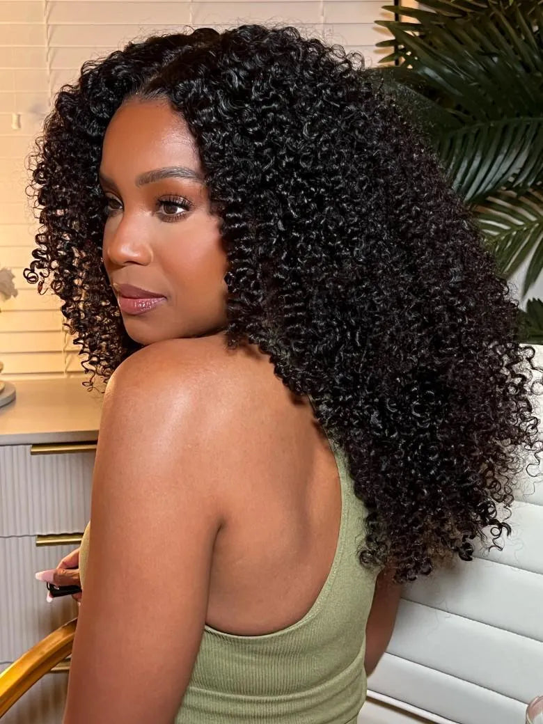 [Invisi Blend] UNice Coily Curly Glueless Flip Over Kinky Curly Wig for Beginner Friendly