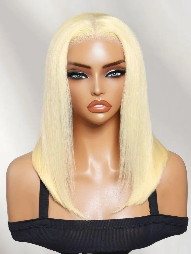 UNice 13x4 Pre-Everything™ Lace Frontal 613 Blonde Glueless Bob Wig  For Summer